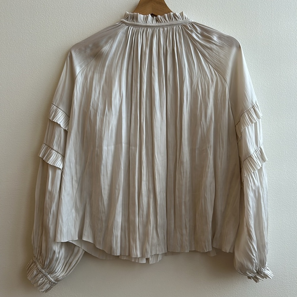 Ulla Johnson split neck silk top - Picture 5 of 5